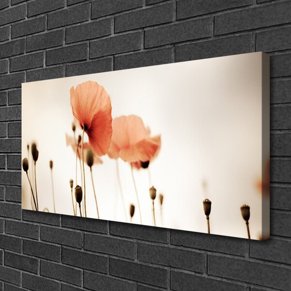 Tablou pe panza canvas Maci Floral Red