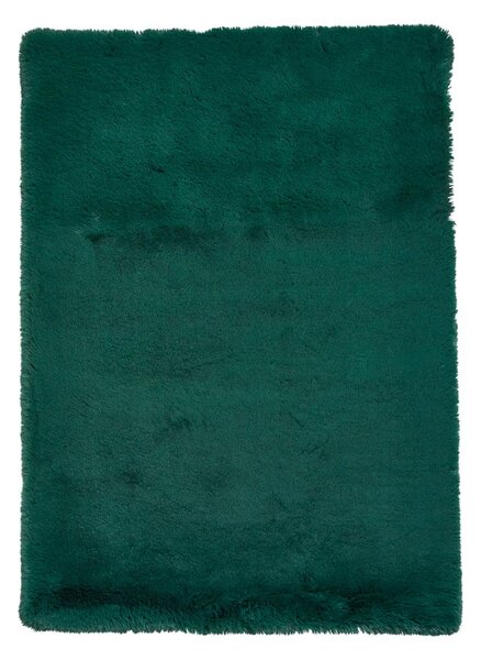 Covor Think Rugs Super Teddy, 120 x 170 cm, verde smarald
