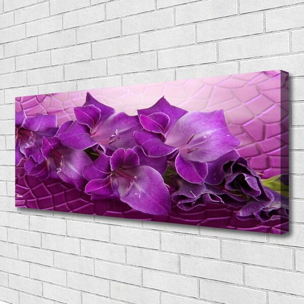 Tablou pe panza canvas Flori roz Floral