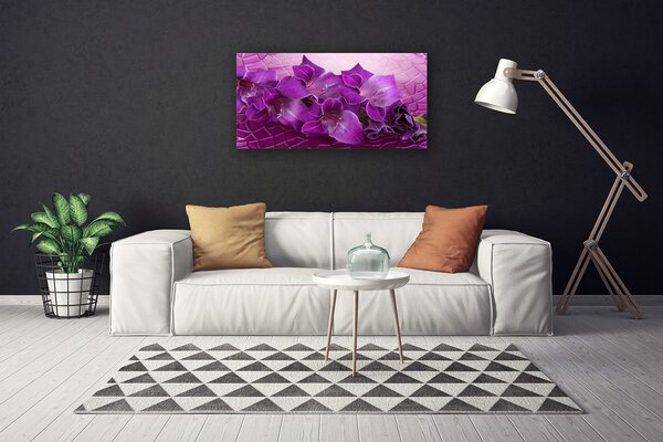 Tablou pe panza canvas Flori roz Floral
