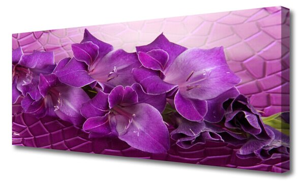 Tablou pe panza canvas Flori roz Floral