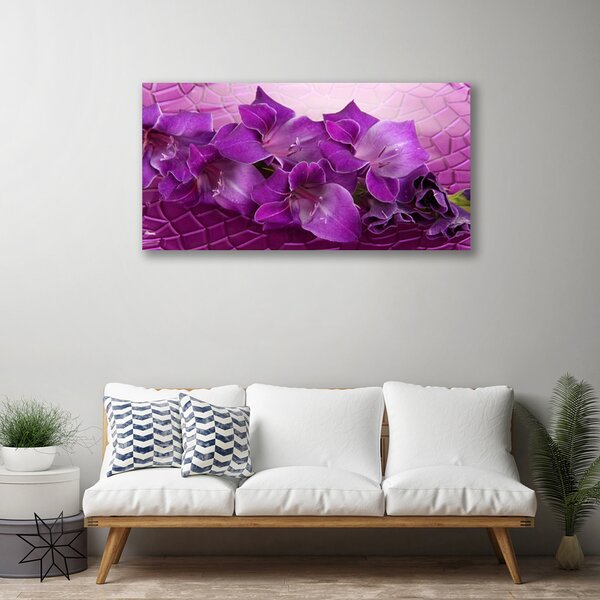 Tablou pe panza canvas Flori roz Floral