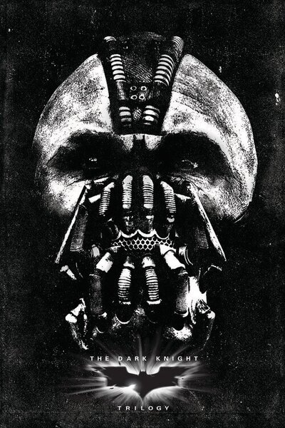 Poster de artă The Dark Knight Trilogy - Bane Mask
