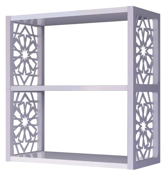 Raft de perete din PAL/PPE, Lulu Homs, alb, 50 x 45 x 20 cm