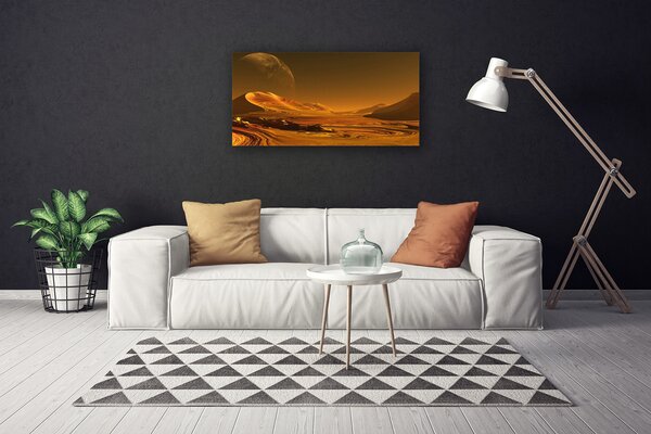 Tablou pe panza canvas Desert Peisaj Galben
