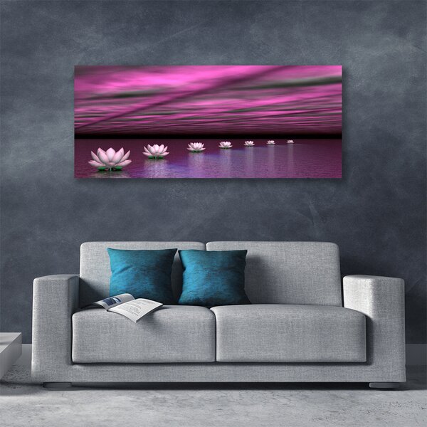 Tablou pe panza canvas Flori roz Floral