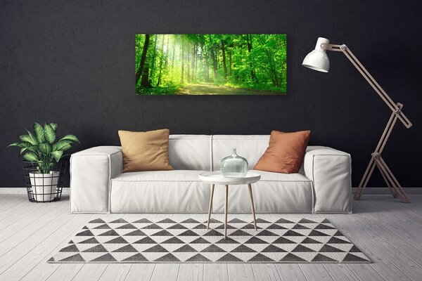 Tablou pe panza canvas Natural Pădurea Verde Maro