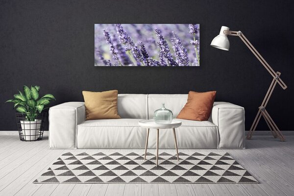 Tablou pe panza canvas Flori Floral violet