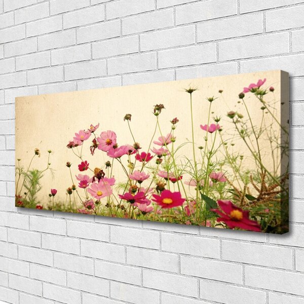 Tablou pe panza canvas Flori Floral Roz Roșu