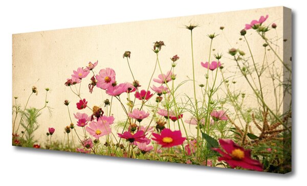Tablou pe panza canvas Flori Floral Roz Roșu