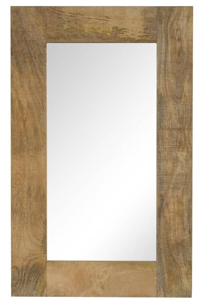 Oglindă, lemn masiv de mango, 50 x 80 cm