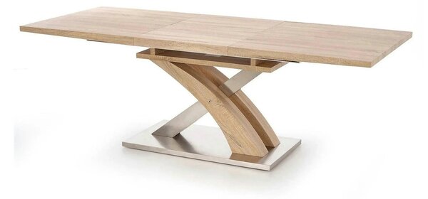 Masa extensibila SANDOR, stejar, 160/220x90x77 cm
