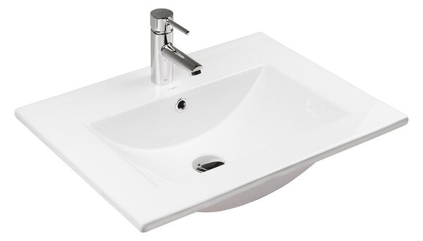 Hagser Erika lavoar 60x47 cm dreptunghiular mobilier-încastrat alb luciu HGR50000041