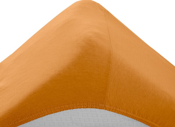 Cearsaf Jersey pentru patut copii caisa 60x120 cm