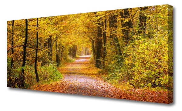 Tablou pe panza canvas Natural Pădurea Verde Maro