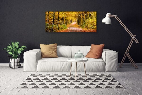 Tablou pe panza canvas Natural Pădurea Verde Maro