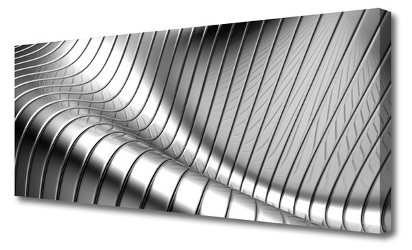 Tablou pe panza canvas Abstract Art Silver