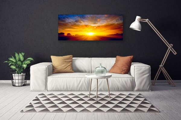 Tablou pe panza canvas Sun Peisaj Galben