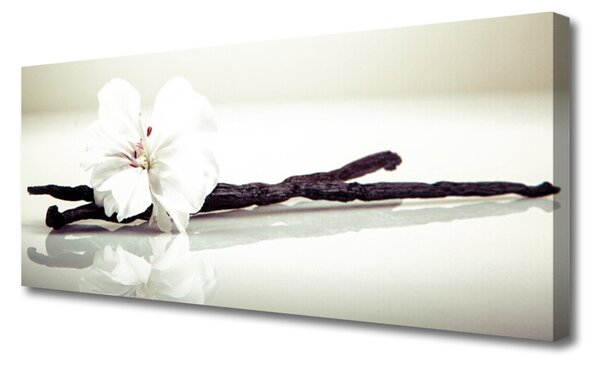 Tablou pe panza canvas Florale flori albe