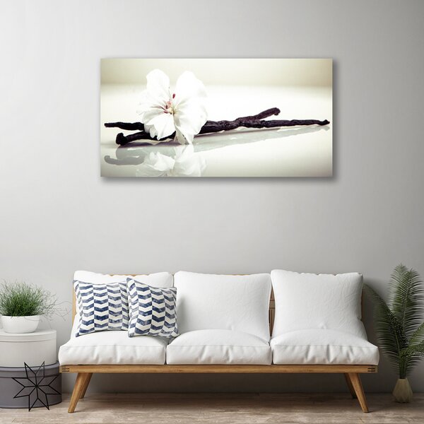 Tablou pe panza canvas Florale flori albe