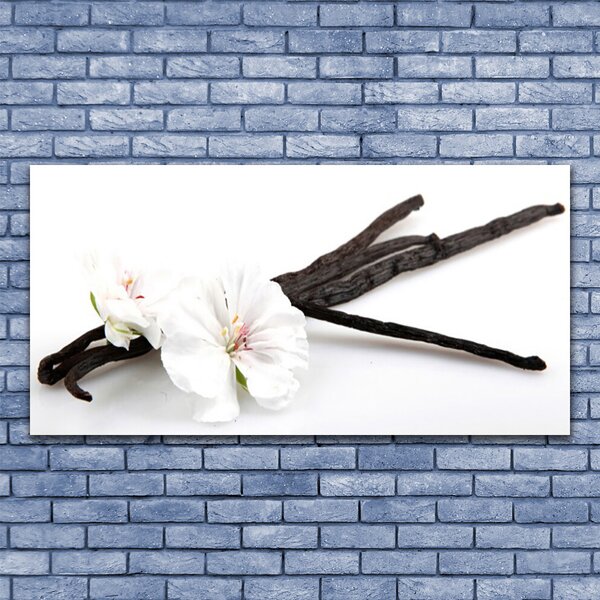 Tablou pe panza canvas Florale flori albe