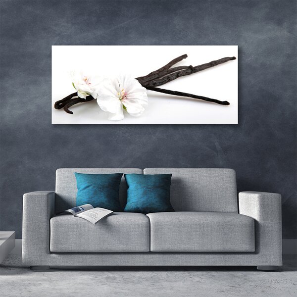 Tablou pe panza canvas Florale flori albe