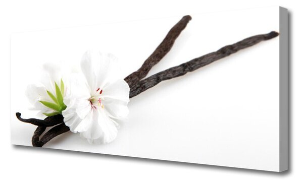 Tablou pe panza canvas Florale flori albe