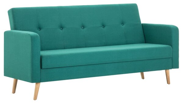 Canapea din material textil verde