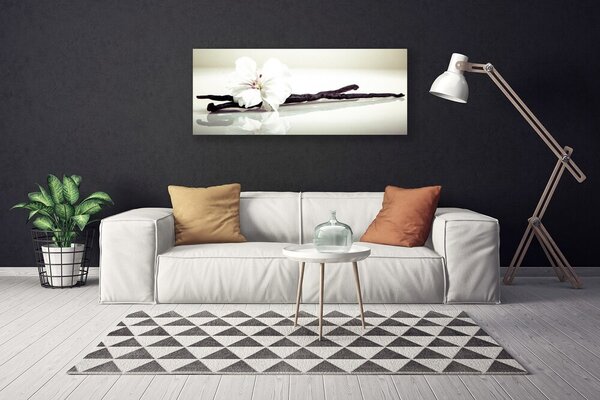 Tablou pe panza canvas Florale flori albe