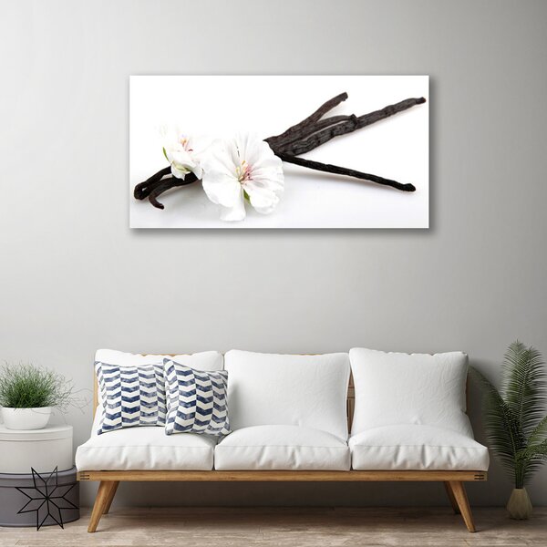 Tablou pe panza canvas Florale flori albe