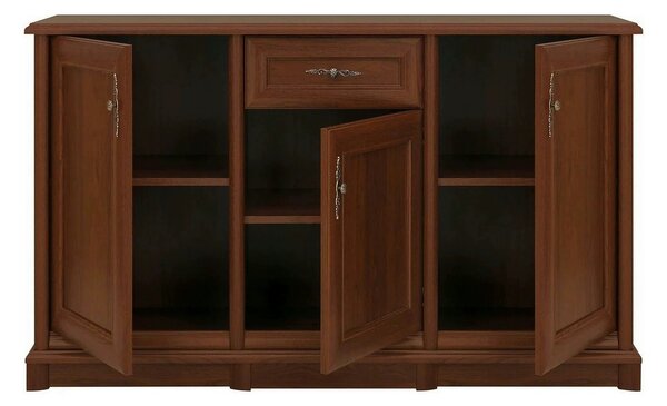 Comoda clasica KENT EKOM3D1S, castan, PAL, 154x45x91 cm