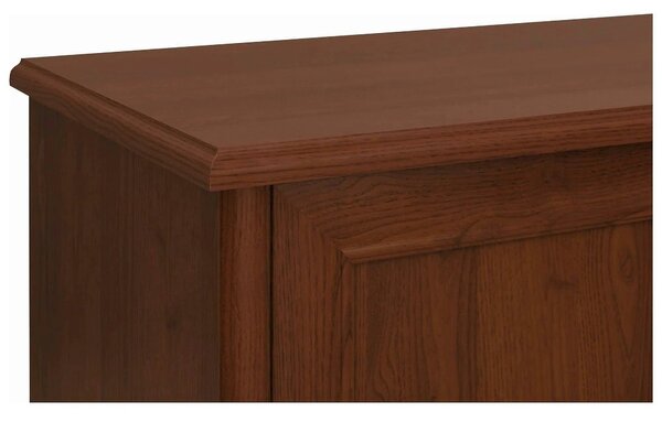 Comoda clasica KENT EKOM3D1S, castan, PAL, 154x45x91 cm