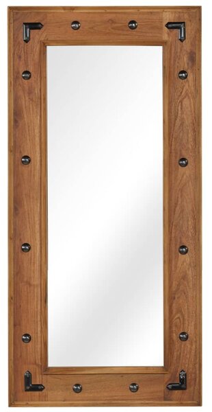 Oglindă, 50 x 110 cm, lemn masiv de acacia