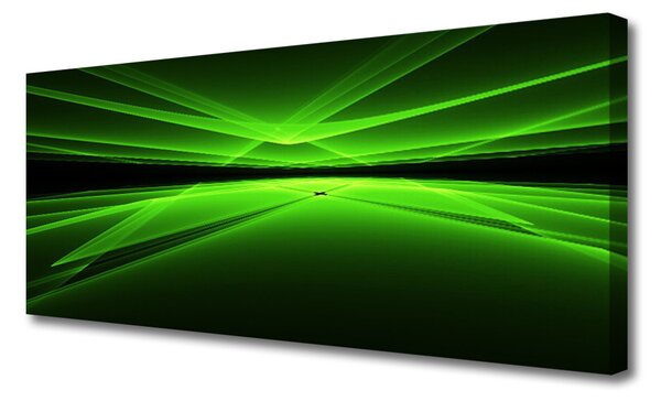 Tablou pe panza canvas Abstract Art Verde Negru