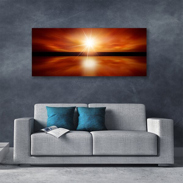 Tablou pe panza canvas Sun Peisaj Galben