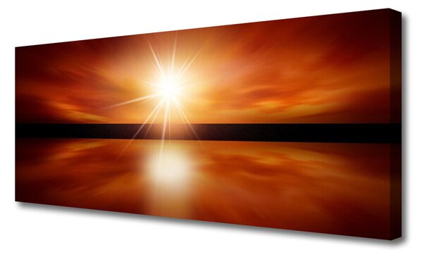 Tablou pe panza canvas Sun Peisaj Galben