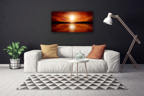 Tablou pe panza canvas Sun Peisaj Galben