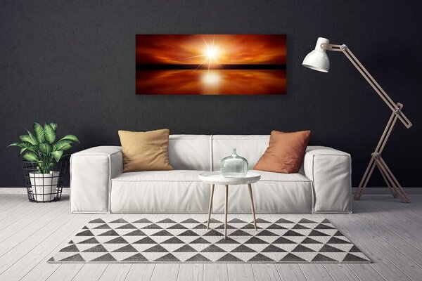 Tablou pe panza canvas Sun Peisaj Galben
