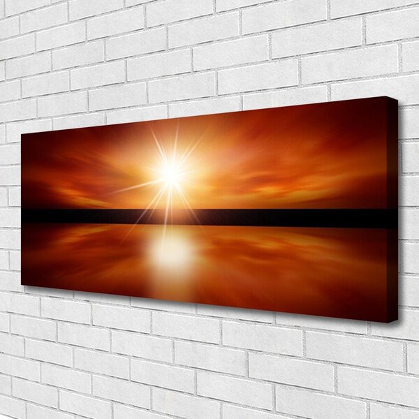 Tablou pe panza canvas Sun Peisaj Galben