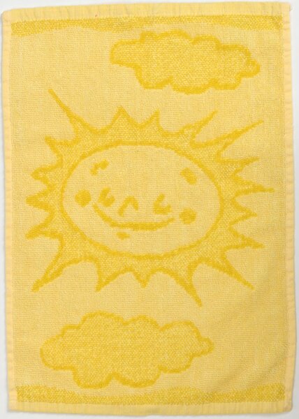 Prosop pentru copii BEBÉ galben de soare 30x50 cm