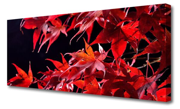 Tablou pe panza canvas Frunze Floral Orange