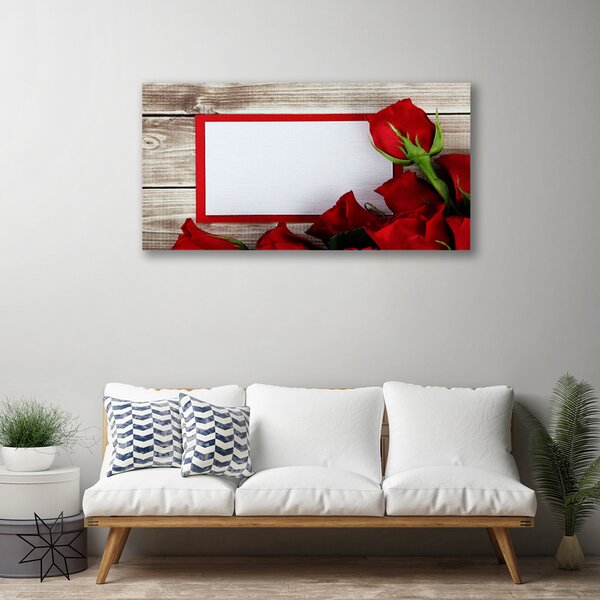 Tablou pe panza canvas Trandafiri Floral Red