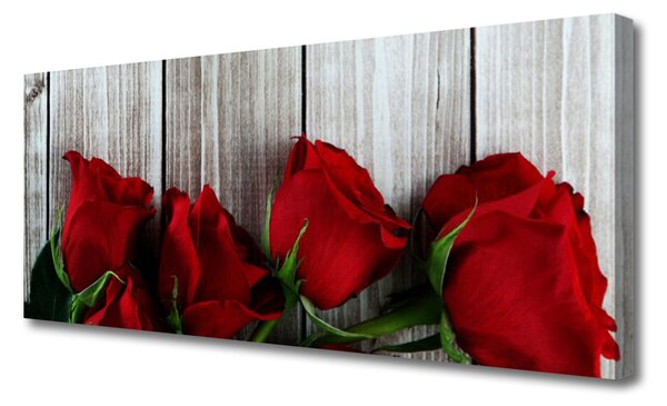 Tablou pe panza canvas Trandafiri Floral Red
