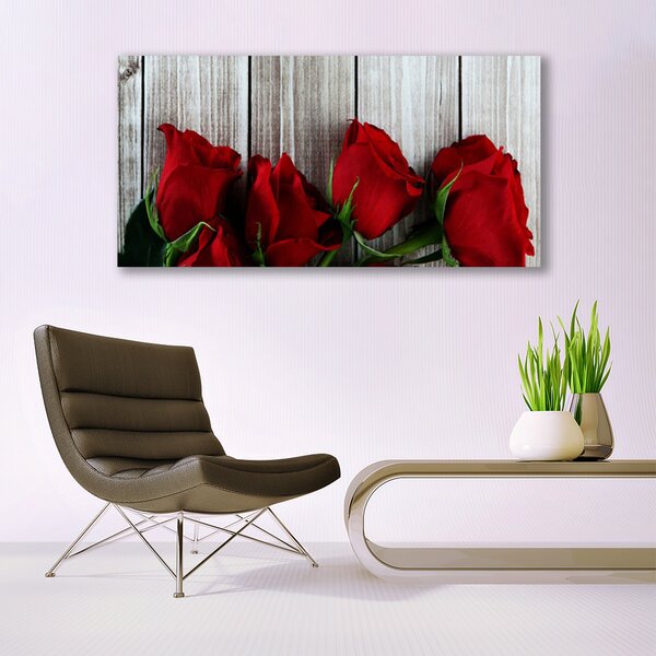 Tablou pe panza canvas Trandafiri Floral Red