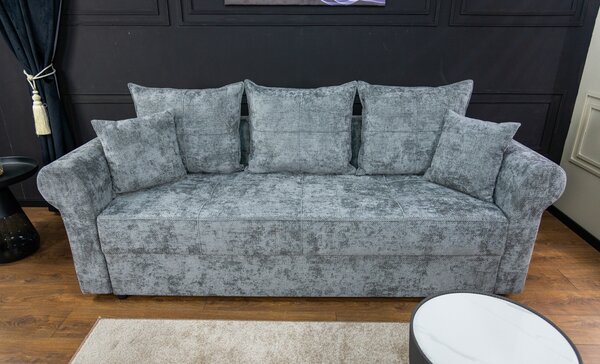Canapea Extensibilă Elsa Memory Mini, Gri albastrui
