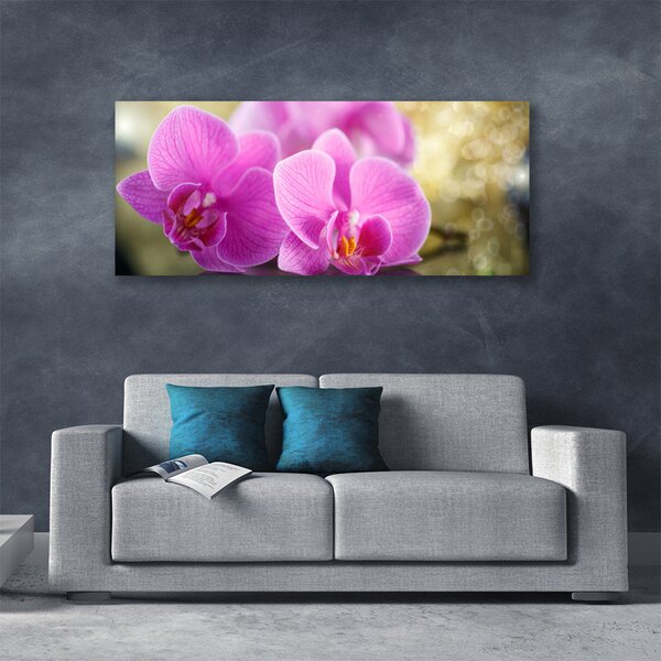 Tablou pe panza canvas Flori roz Floral