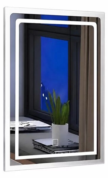 Oglinda LED pentru masuta de machiaj CRYSTAL - White