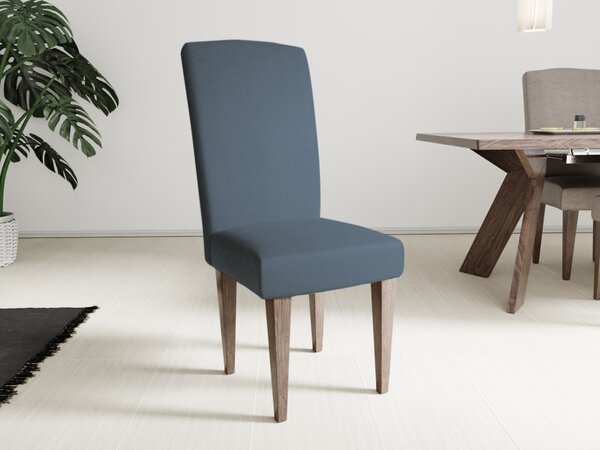 Husa elastica pentru scaun cu spatar Classic albastra