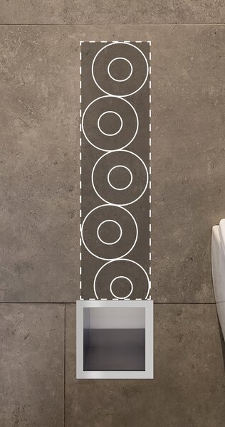 Balneo Wall-Box One Inox recipient hârtie igienică || PB-IN3