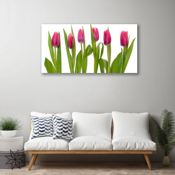 Tablou pe panza canvas Lalele Floral Red